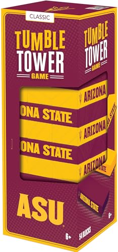 Baby Fanatic MasterPieces Game Day - NCAA Arizona State Sun Devils - Officially Licensed Tumble Tower, Real Wood Blocks - style: Arizona State Sun Devils