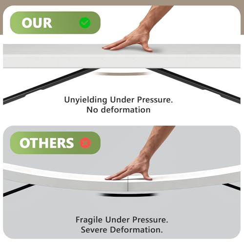 4ft Folding Table 2 Pack, Heavy Duty Plastic Card Table with Foldable Steel Legs, Metal Frame Support up to 400 lb, Portable for Indoor, Outdoor, Picnic, Camping, Dining, Party, White - color: White, size: 4FT-2pack