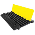 Electriduct Rubber Cable Protector Ramp Heavy Duty 24,000 lbs Wire and Cord Cover CR900 - Pack of 10