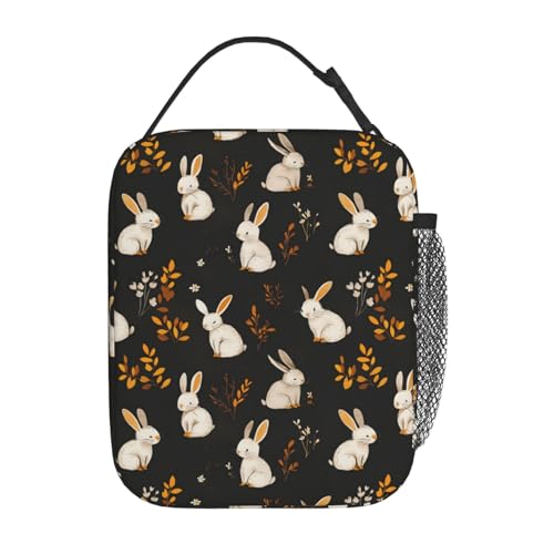 Bunny Lunch Box for Women Kids Girls Men Insulated Lunch Bag Lunchbox Adults Lunch Tote Bags Reusable Cooler for Work Office School Picnic Travel - color: Bunny01