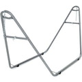 gafete Universal 2 Person Hammock Stand Only, 600 lbs Capacity, Fits 9 to 14ft Hammocks, Adjustable Double Heavy Duty Powder-Coated Steel Stand for Outside, Multi-Use (Gray) - color: Gray