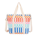 Nanxson 9L/15L/29L Extra Large Insulated Lunch Bag for Women Adult Reusable Leakproof Picnic Lunch Box Freezable Cooler Tote Bag (29L,B-Multicoloured Plaid) - color: B-Multicoloured Plaid, size: 29L