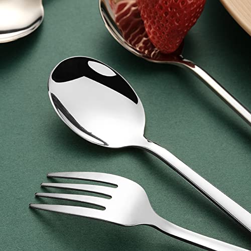 VANRA 4-Piece Portable Travel Utensils Set with Case 18/8 Stainless Steel Flatware Set Reusable Cutlery Set with Fork Spoon Knife Chopstick for Lunch Travel Camping School Work Picnic (Silver) - color: Silver, size: Fork Spoon Knife Chopstick