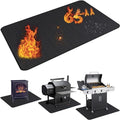 UBeesize 65 x 48 inches Under Grill Mats for Outdoor Grill,Fireproof Fire Pit Mat,Indoor Fireplace Mat Fire Pit Mat,Oil-Proof Waterproof BBQ Protector for Lawn, Smokers, Gas Grills, Deck and Patio