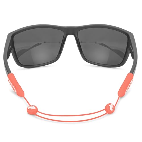 Pilotfish No Tail Adjustable Eyewear Retainer Cable Strap: Sunglasses, Eyeglasses, Glasses - color: Salmon, size: 14 Inch