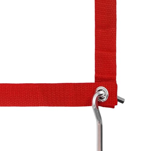 Aoneky Beach Volleyball Boundary Lines 30x60 Feet with Sand Anchors, Portable Court Lines Kit for Sand Backyard Lawn, Official Size 26.3x52.6 ft Practice Field Marking Straps