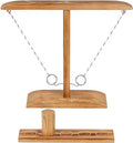 Yes4All Ring Toss Wall Game/Indoor & Outdoor Game for Adults, Camping, Party - color: D. Brown walnut