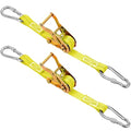 MiniInflat 2 Pcs Volleyball Net Tensioning Ratchet Strap, Heavy Duty Net Tensioning Lever Ratchet, Volleyball Poles Rope Tightener for Indoor & Outdoor Use - color: Yellow
