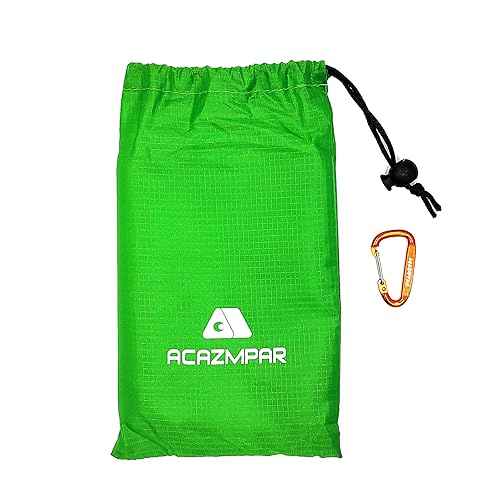 Waterproof Camping Tent Tarp, Ultralight Tent Footprint, Ground Tent Floor Saver for Camping Hiking (Green-79 x55) - color: Green-79"x55"