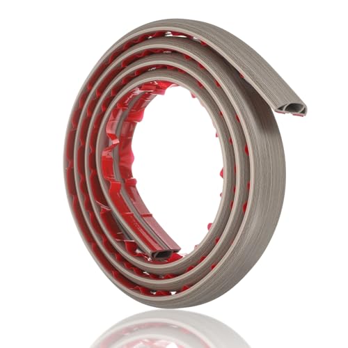 HARFINGTON 6ft Cord Cover Floor W0.6 x H0.33 Inner Channel PVC Hide Extension Cable Floor Wire Hider Wire Covers Protector for Prevent Cable Trips Cables Management, Light Grey - color: Light Grey, size: 6ft