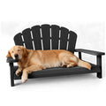 DRATO Dog Bed - Waterproof & Washable Pet Bed, Durable Resin Comfort Design, Easy to Assemble Indestructible Bed(Black,40.24 * 30.08 * 20.04) - color: Black