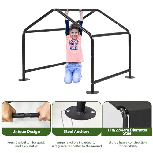 Dog Shades for Outside - Outdoor Dog Canopy for Small Dogs, 29.5”x25.6”x25.6” Outdoor Dog Shade Shelter Pet House, Waterproof Pet Canopy Shelter for Small Animals with Washable Cover, Black - color: Black, size: Small