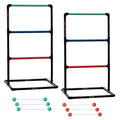 Franklin Sports Ladder Ball Set — Includes 2 Ladder Ball Targets with Weighted Bases and 6 Bolas — Ladder Golf Toss Outdoor Game For Beach or Backyard Fun — Professional, American, and Family Set Options - style: Family