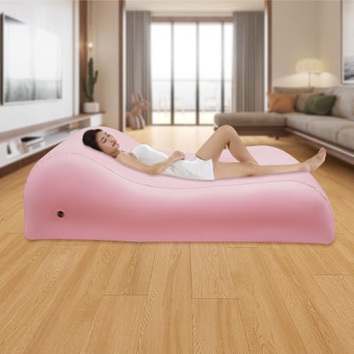 BBL Recovery Air Mattress with Center Hole-Blow Up Mattress Inflatable Couch Waterproof Air Mattress Medical Sofa Chair,PVC Inflatable Bed, Portable Post-Surgery Support Bed for Home & Travel