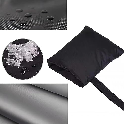 Outdoor Faucet Covers for Winter 3 Packs Hose Bib Protector Spout Cover Garden 8.7" x 7" x 2", Outside Spigot Pipe Freeze Protection Cover Insulated Tap Pouch (large)