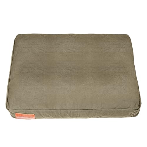 WHITEDUCK Dog Bed Cover (Olive) 28" Lx20 Wx4.3 th (S) - color: Olive - Only Cover, size: Small