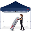 MASTERCANOPY Pop Up Canopy Tent Commercial Grade Instant Shelter (8x8, Navy Blue) - color: Navy Blue, size: 8x8