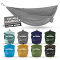 KAMMOK: Roo Double Hammock | Made from Strong & 100% Recycled Water Resistant Ripstop Fabric | Comfortable, Packable, Lightweight (Lifetime Adventure Grade Warranty), Granite Gray - color: Granite Gray, size: Roo Double