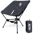 ONETIGRIS Tigerblade Camping Chair, Lightweight Folding Backpacking Hiking Chair, Compact Portable 330 lbs Capacity - color: Grey