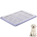 Mifoci Dog Training Pad Holder with Mesh Tray Non-Slip Leak Proof Puppy Potty Tray for Small Medium Large Dogs Pee Pad Holder Easy Clean Indoor Bathroom (25.59 x 18.90 Inch) - size: 25.59 x 18.90 Inch