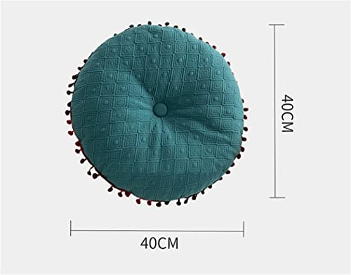 Round Cushion Ball Round Pillow Sofa Cushion Floor Pillow (Blue, 15.7in40cm) - color: Blue
