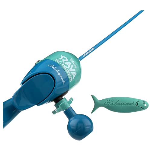 Shakespeare Youth Fishing Reel and Rod Combo - color: Disney Raya and the Last Dragon