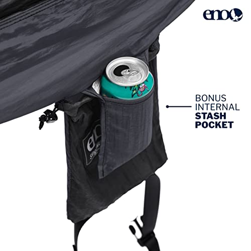 ENO, Eagles Nest Outfitters SingleNest Lightweight Camping Hammock - color: Black | Charcoal