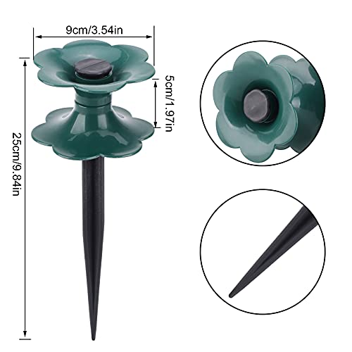 Hose Guide Spikes, 3 Pack Garden Hose Guide Holder Spike Stake Long Plastic Spike Plant Saver Tool Water Hoses Spike for Plant Protection Yard Garden