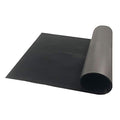 RESILIA Black V-Groove Utility Runner - Waterproof Vinyl Floor/Surface Protector, Heavy Duty Mats, Indoor Hardwood, Hard Floors, Garage, Hallway, Entryway, Kitchen, & Outdoor, 36” x 6’, Made in USA - size: 36" x 72"