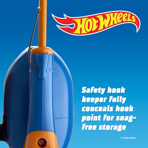 Shakespeare Youth Fishing Reel and Rod Combo - color: Mattel Hot Wheels 7 pc Kit