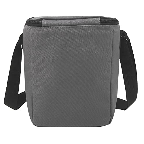 6 Can Cooler Bags Insulated Soft Cooler Lunch Bag for Men, Waterproof Leak Proof Cooler Bags Insulated - color: Charcoal Grey