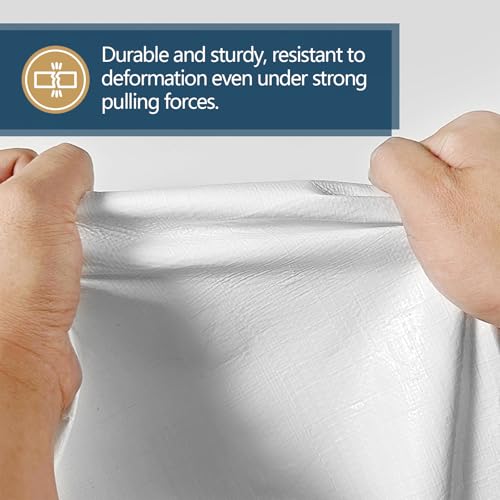 10x20 Feet Thickened Waterproof Tarp, 8 Mil Heavy-Duty Trap, Tarpaulin Cover for Camping, Emergency Rain Shelter, Outdoor Gear Protection, UV Resistant, Reinforced Grommets. - color: 8 Mil, size: 10X20 feet