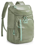 TOURIT Cooler Backpack Lightweight Insulated Backpack Cooler Leak-Proof for Men and Women, Sports Fan Coolers - color: 02-Forest Green