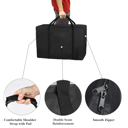 Cornhole Carrying Case, Professional Corn Hole with Bags Boards Carrying Bag Regulation Cornhole Board Covers, Black - size: 17"L×8"W×13"H