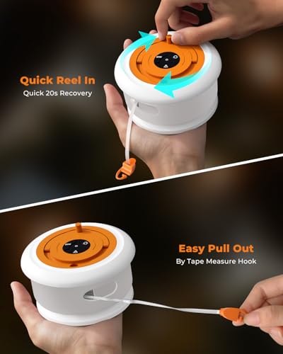 Camping String Lights, Retractable 32.8ft RGB Flash Lamp, Rechargeable Fairy LED Rope Lights Outdoor Waterproof, Portable Hanging Lantern for Outside Tent Patio Awning Garden RV Essentials - color: White&Orange