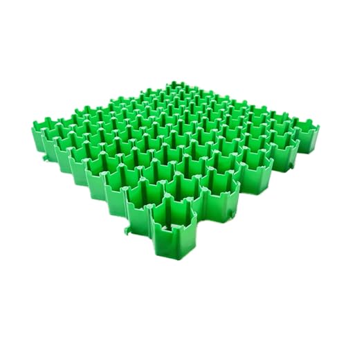 Durable Turf Shed Base Mat - Gravel Grid Grass Mat Combo for Landscaping, Parking Lots & Sloped Gardens (Style 2, 7cm, Set of 4) - Heavy Duty Ground Stabilization Solution - color: 7cm-4 Pieces, size: Style 1