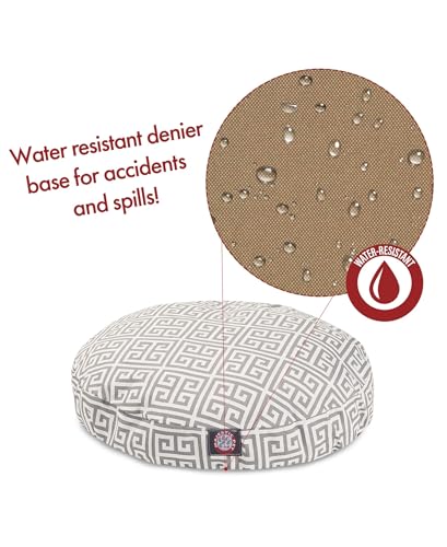 Grey Towers Grey Towers Small Round Indoor Outdoor Pet Dog Bed With Removable Washable Cover By Majestic Pet Products - color: Towers Gray, size: Small