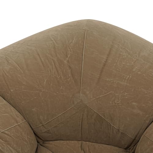 Inflatable Couch with Pump Setup, Inflatable Bean Bag Chairs for Adult Portable Air Lounger for Beach, Camping, Festivals, and Tailgating (6*Coffee) - color: 6*coffee