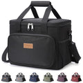 Lifewit Large Lunch Bag, Insulated Lunch Box, Soft Cooler Cooling Tote for Adult Men Women, Black 24-Can (15L) - color: Black, size: Large(15L)