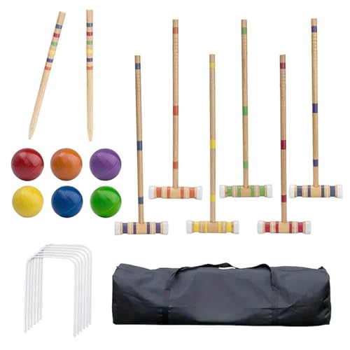 Wooden Lawn Game Kit - Portable Outdoor Sport, Backyard Activity Set, Garden Play Equipmentt, Reusable Bowling Kit With Portable | Wooden Lawn Game Kits For Picnic Camping Yard Party Family Entertainm