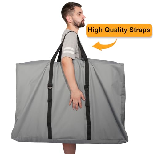 Large Outside Chair Storage Bag, Uranshin 600D Chair Carry Bag for Zero Gravity Chair Cover, Heavy Duty Folding Lounge Chair Carrying Case Bags with Zippers 43" L x 11" W x 29" H (Gray - 2 Pack) - color: Gray - 2 Pack