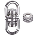 SELEWARE Bearing Swing Swivel, 360° Rotational Device Hanging Accessory for Web Tree Swing, Hammock Chair, Climbing Rope, Aerial Yoga, Kids Swing Swivel,Hold Up to 1200LB - color: Swivel Only