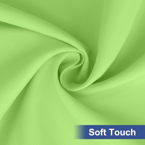 homing Rectangle Table Cloth Cover, Waterproof Polyester Elastic Fitted Tablecloth, Fits for 4 Foot Folding Tables, Washable Table Protector for Picnic, Camping, Outdoor (Lime Green, 24" x 48") - color: Lime Green, size: 48" x 24" (Rectangular)