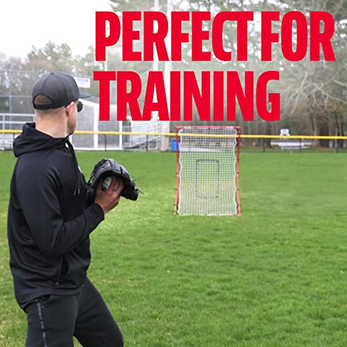 Franklin Sports Baseball Rebounders + Pitchback Nest - Pitch Return Trainer + Rebound Net with Attachable Pitching Target- All Angle Fielding Rebound Net for Grounders + Pop Flies - style: 68 x 44 inch