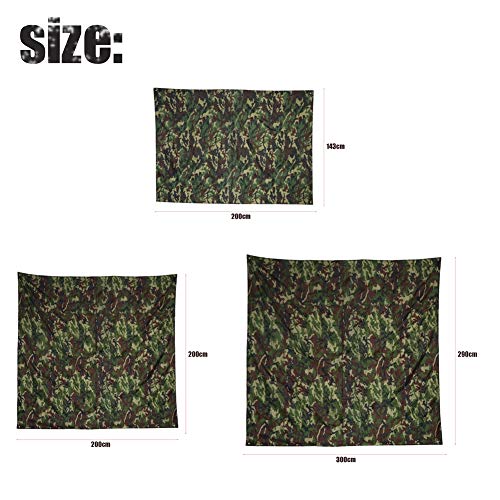 Camping Tarp Ground Cloth, Lightweight Compact Tent Tarp, Multifunctional Outdoor Pocket Blanket with Carrying Bag for Camping, Hiking, Backpacking - size: 6.5*4.7'