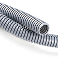 ZhiYo 20FT 1/4” Wire Loom Split Tubing Auto Wire Conduit Flexible Cover | High Temperature Heat Resistant -40F to 257F | Plastic Cover for Electrical Wires & Cables, Grey - color: Grey, size: 20FT 1/4"