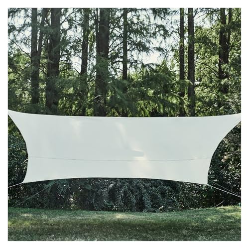 Camping Tarp Flysheet Shelter Sun Shade Canopy Waterproof Outdoor Picnic(440 White Green)