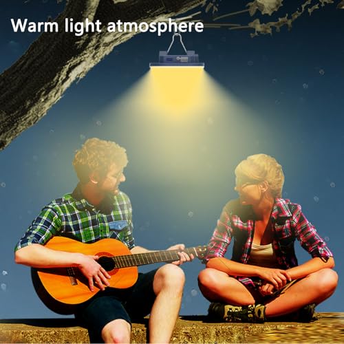 6 inch Rechargeable Camping Light TeiNewBy 4000LM 16500mAh up to 10-120 Hours Running, 5 Light Modes,LED Camping Lantern Portable,Magnetic Base for Hurricane Emergency, Outdoor, Hiking, Home and Car - size: 6inch-1pcs