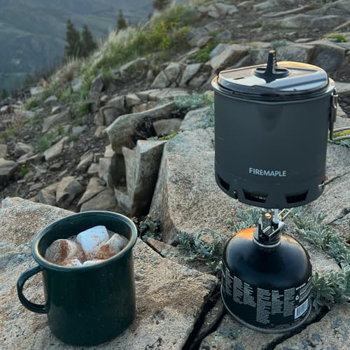 Fire-Maple Petrel Quickboil Pro Ultralight Cooking System – Compact & Fast-Boiling Backpacking Stove Pot Set, Ideal for Hiking, Solo Camping, Travelling, Hunting Trips | Petrel G2 Cooking Set - size: 7.9 Quarts
