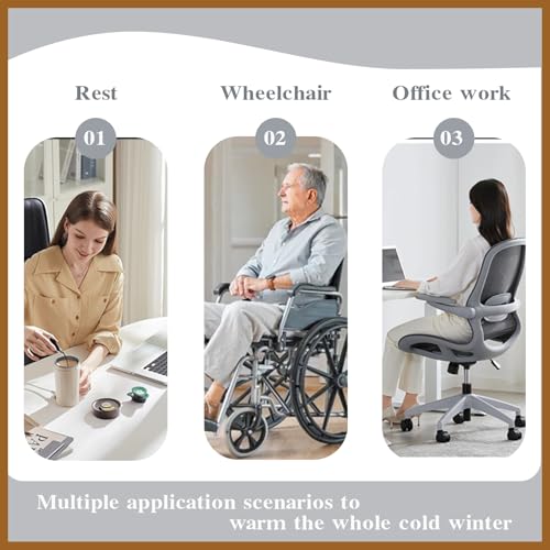 Soft Cozy Blanket for Knees，Wheelchair Windproof Blanket，Stay Warm Indoors and Outdoors with Semi-Wrapped Design